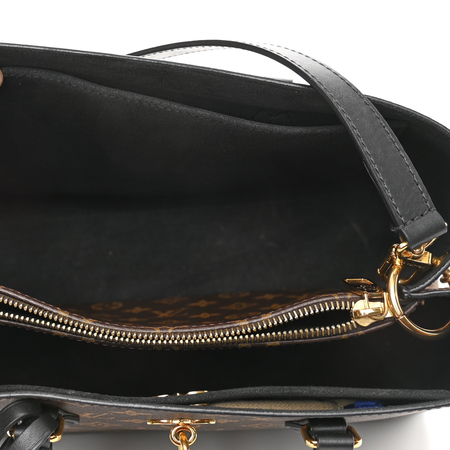 Louis Vuitton Monogram Flower Tote Black 5 of 9