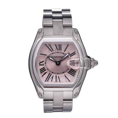 Cartier Stainless Steel 31mm Roadster Quartz Watch Pink 1 of 7