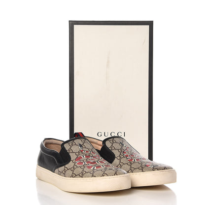 Gucci GG Supreme Monogram Snake Slip On Sneakers Brown 13 of 13