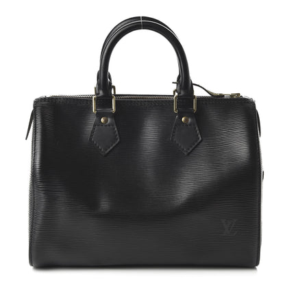 Louis Vuitton Epi Speedy 25 Black 1 of 10