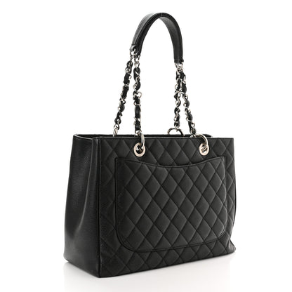 Chanel Caviar Quilted Grand Shopping Tote GST Black 3 of 11