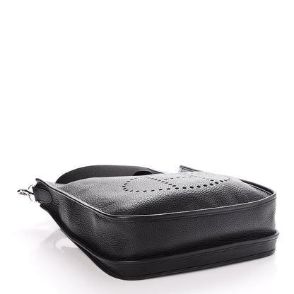 Hermes Taurillon Clemence Evelyne III PM Black 4 of 8