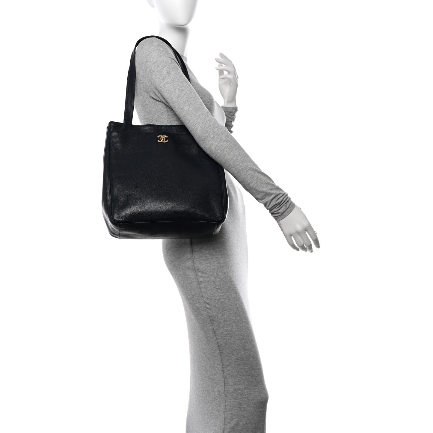Caviar Shopping Tote Navy
