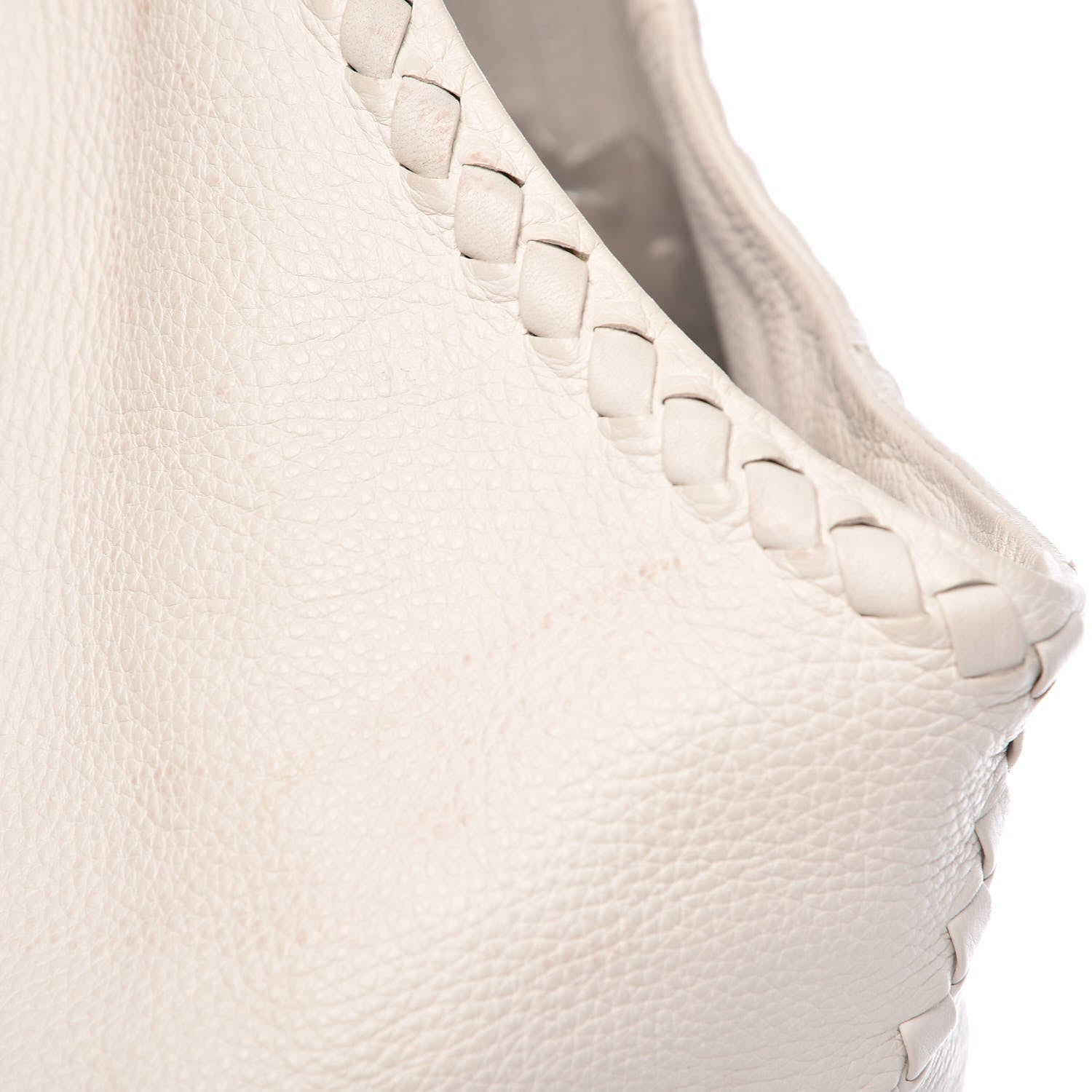 Bottega Veneta Cervo Deerskin Large Hobo Bianco White 15 of 16