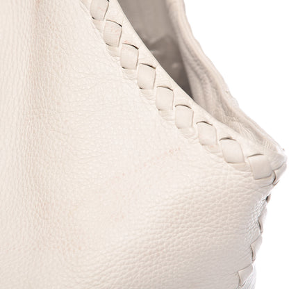 Bottega Veneta Cervo Deerskin Large Hobo Bianco White 15 of 16