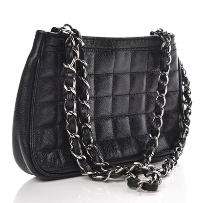 Chanel Caviar Square Quilted Shoulder Bag Black 3 of 9