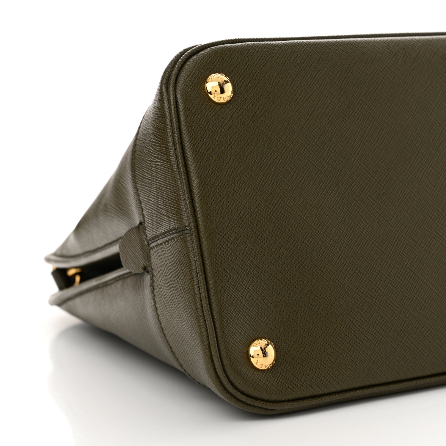 Prada Saffiano Lux Medium Promenade Tote Militare 8 of 13