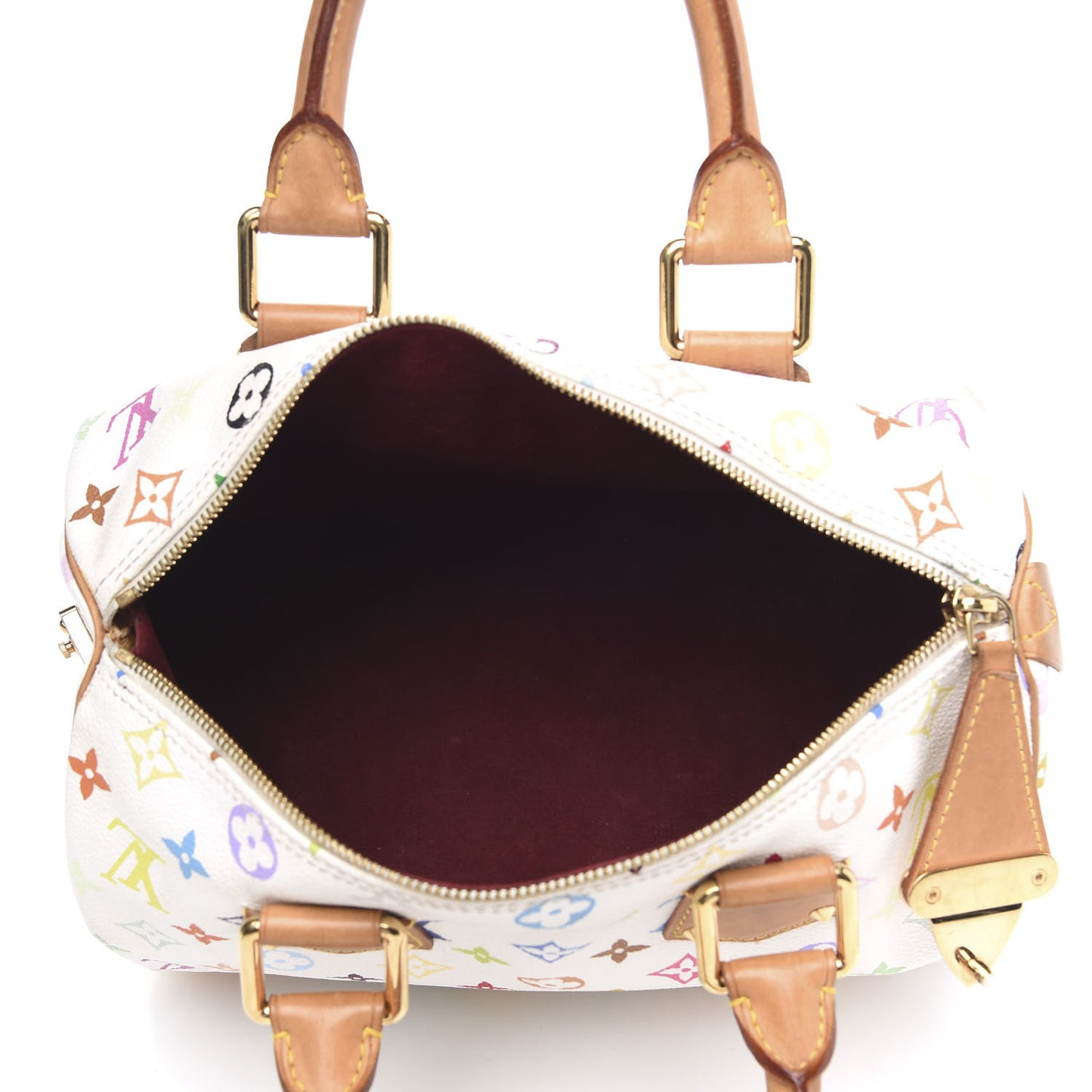 Monogram Multicolor Speedy 30 White