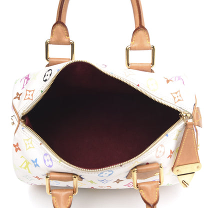 Louis Vuitton Monogram Multicolor Speedy 30 White 5 of 11
