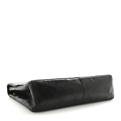 Chanel Lambskin Quilted XL Jumbo Single Flap Black 4 of 10