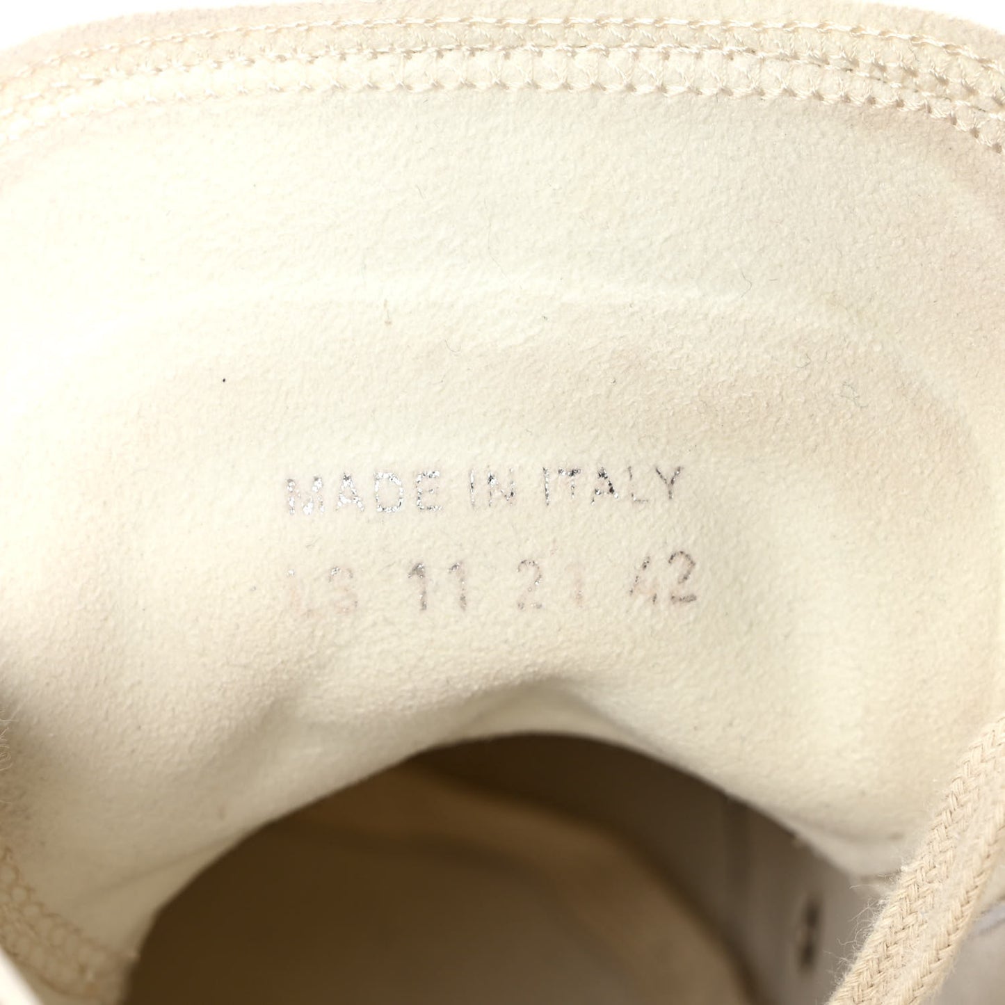 X CACTUS JACK Canvas Mens B23 High Top Sneakers 42 Beige