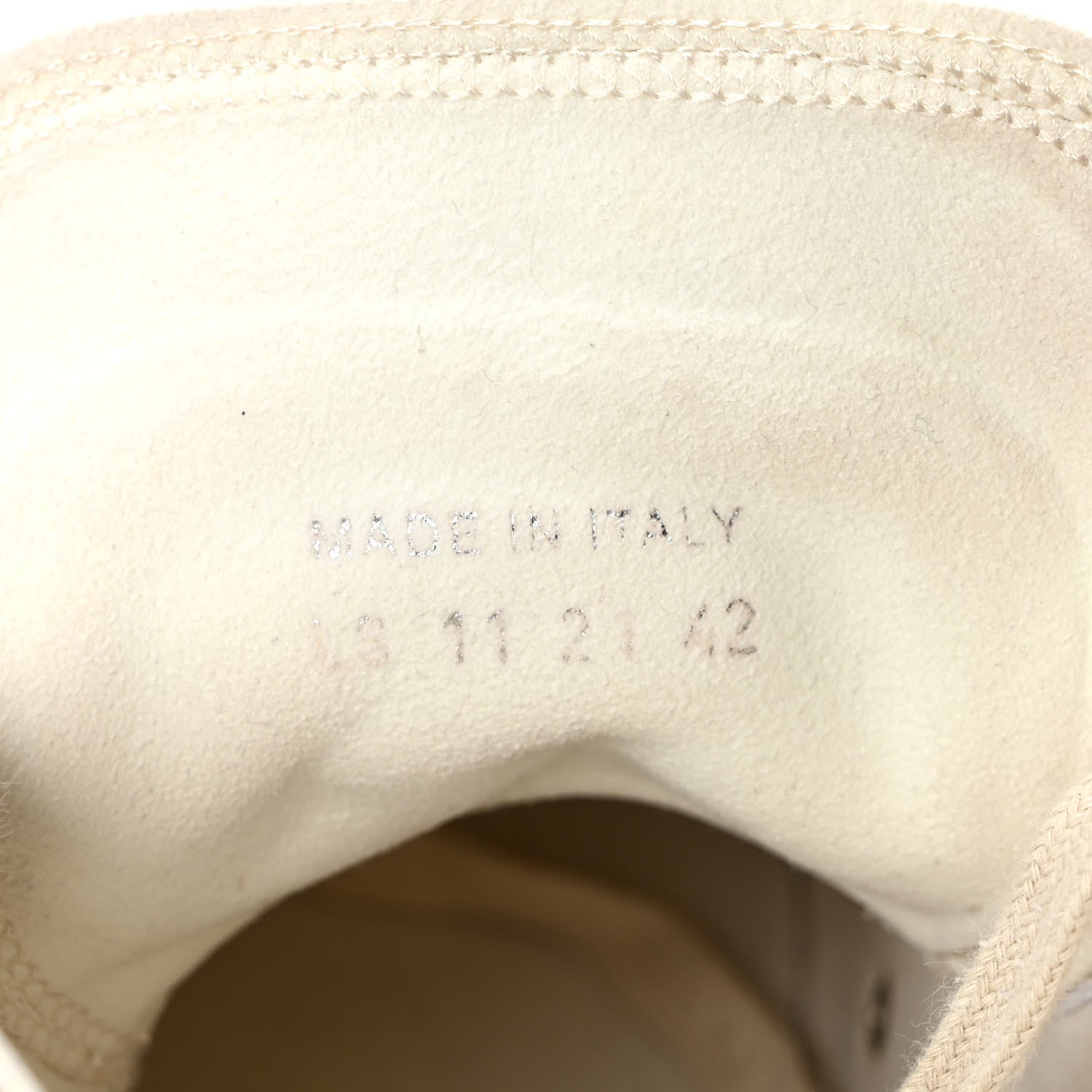 Christian Dior X CACTUS JACK Canvas Mens B23 High Top Sneakers 42 Beige 8 of 8