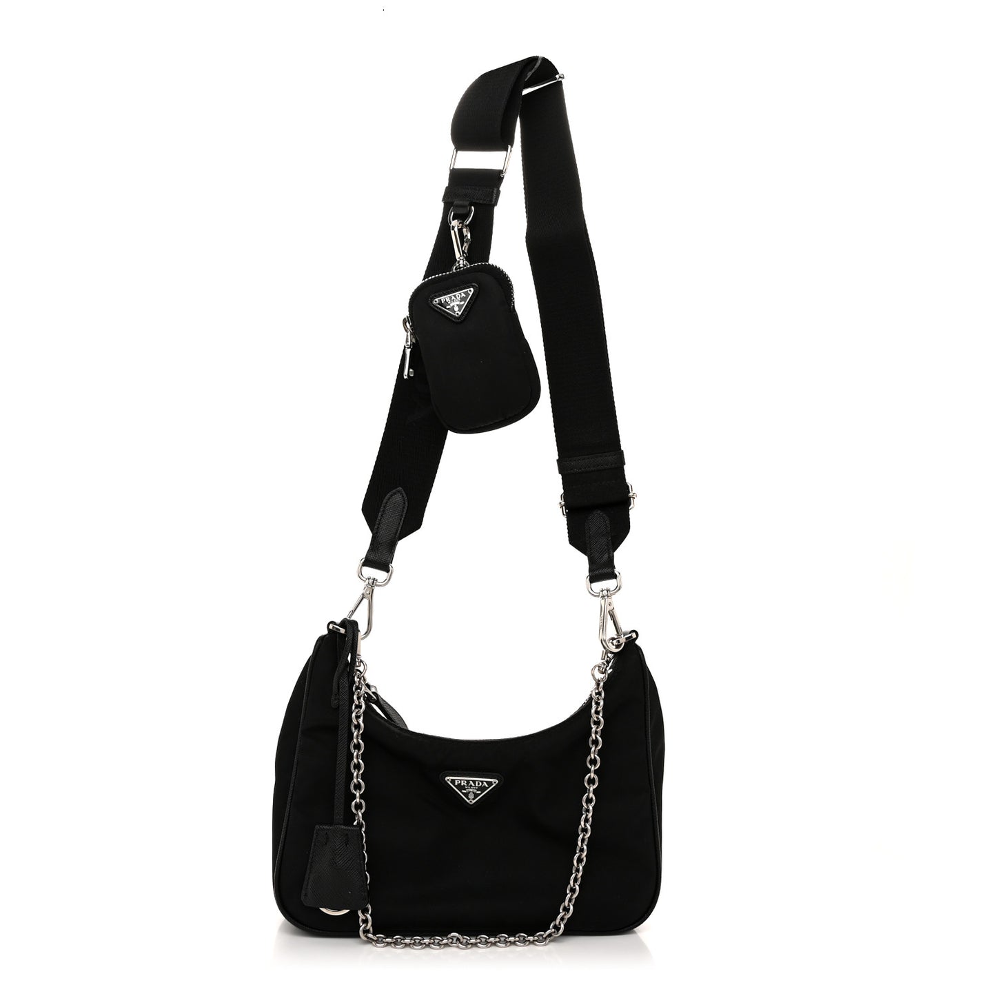Nylon Re-Edition 2005 Shoulder Bag Black