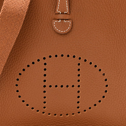 Hermes Taurillon Clemence Evelyne TPM Gold 8 of 10