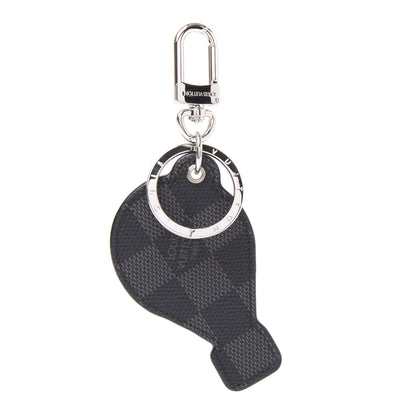 Louis Vuitton Damier Graphite Map Illustre Balloon Bag Charm Key Holder 2 of 4
