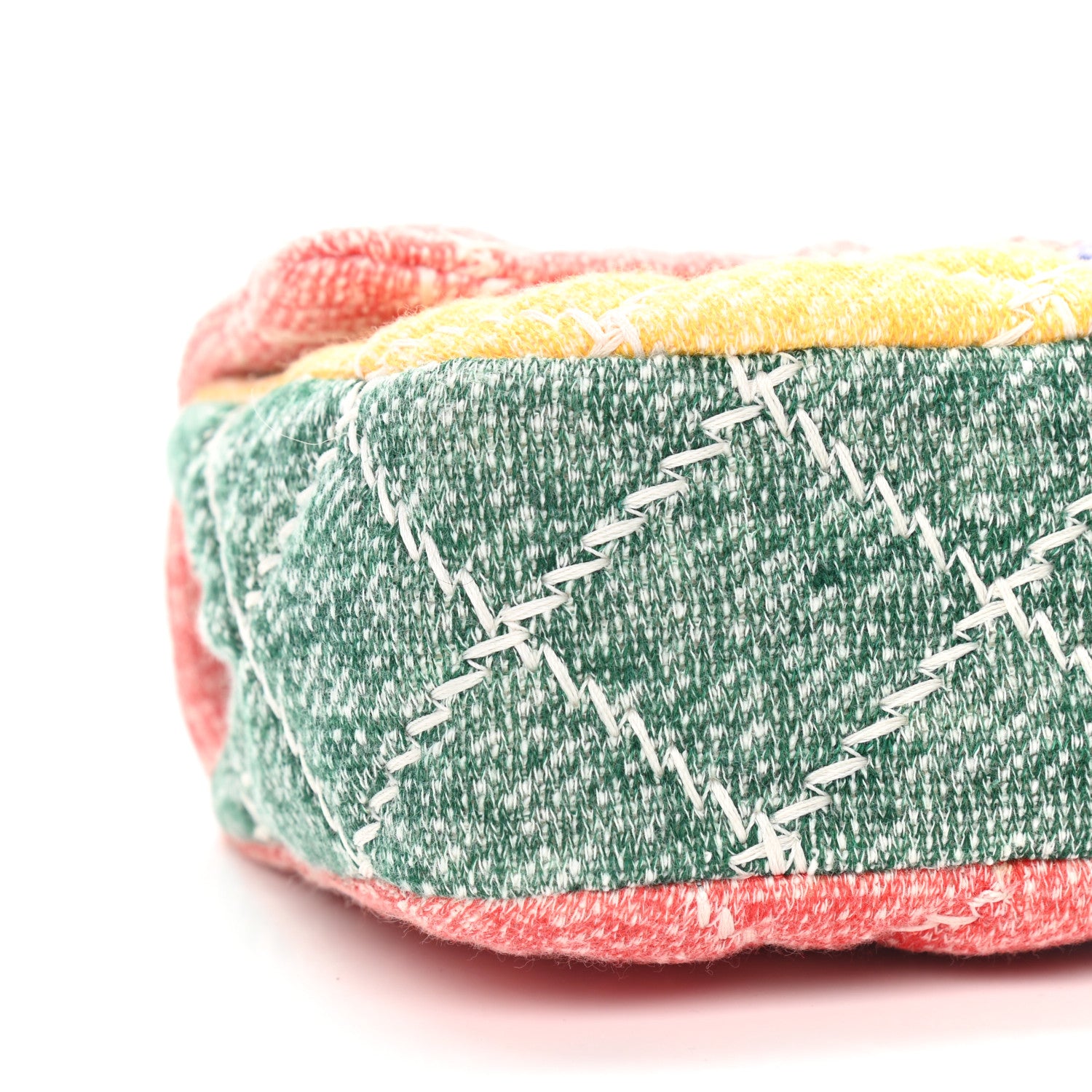 Chanel Jersey Quilted Medium Fabrics and Co Flap Multicolor 7 of 8