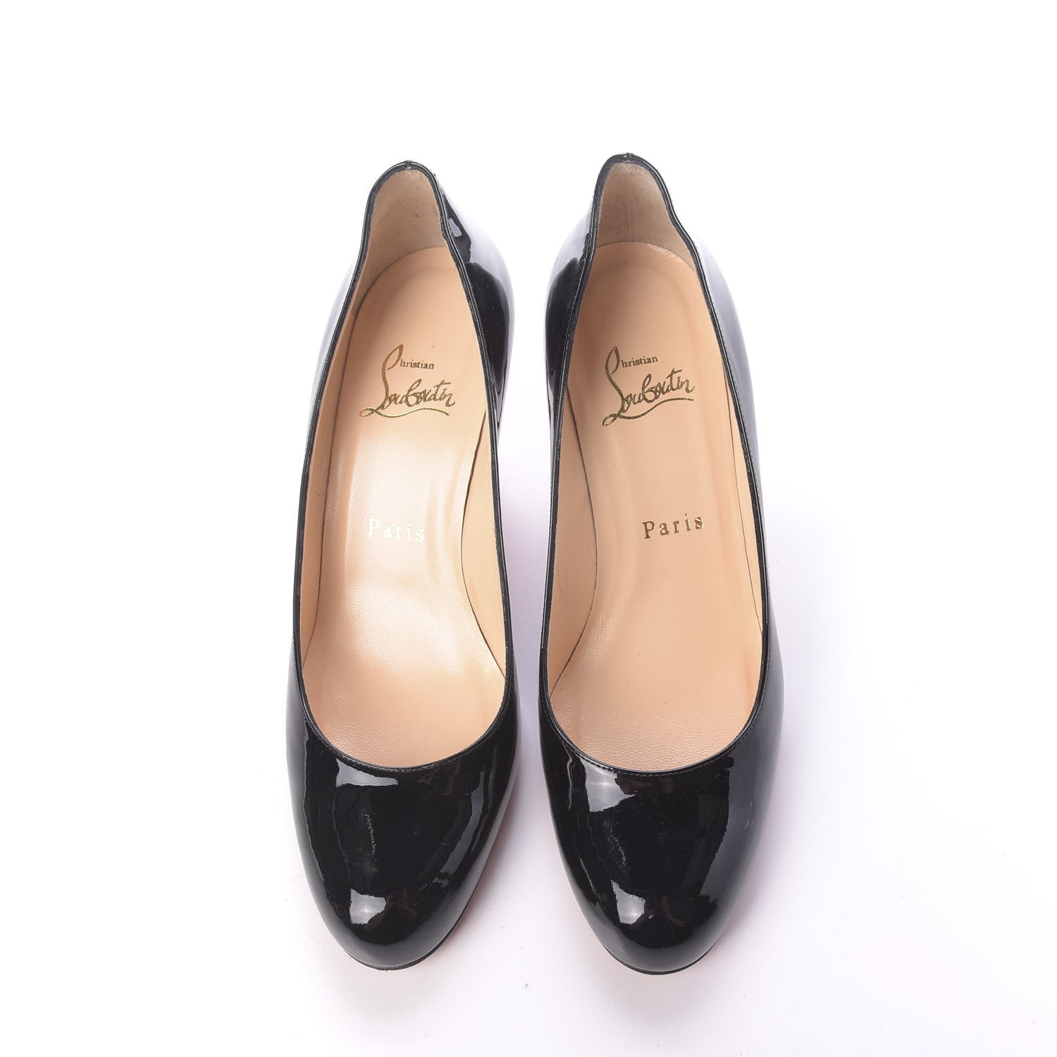 Christian Louboutin Patent Simple 70 Pumps 37.5 Black 9 of 9