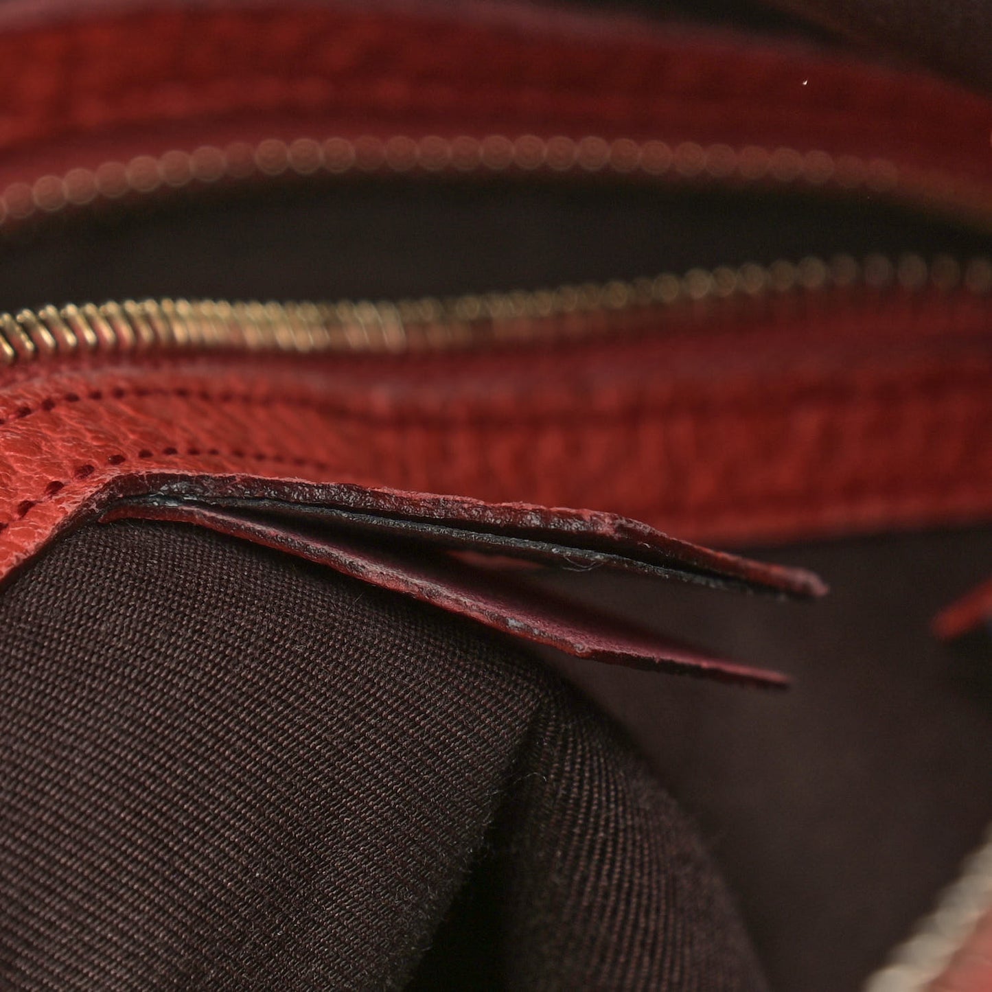 Calfskin Bamboo Top Handle Bag Coral