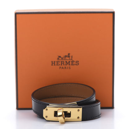 Hermes Box Kelly Double Tour Bracelet S Black 7 of 7