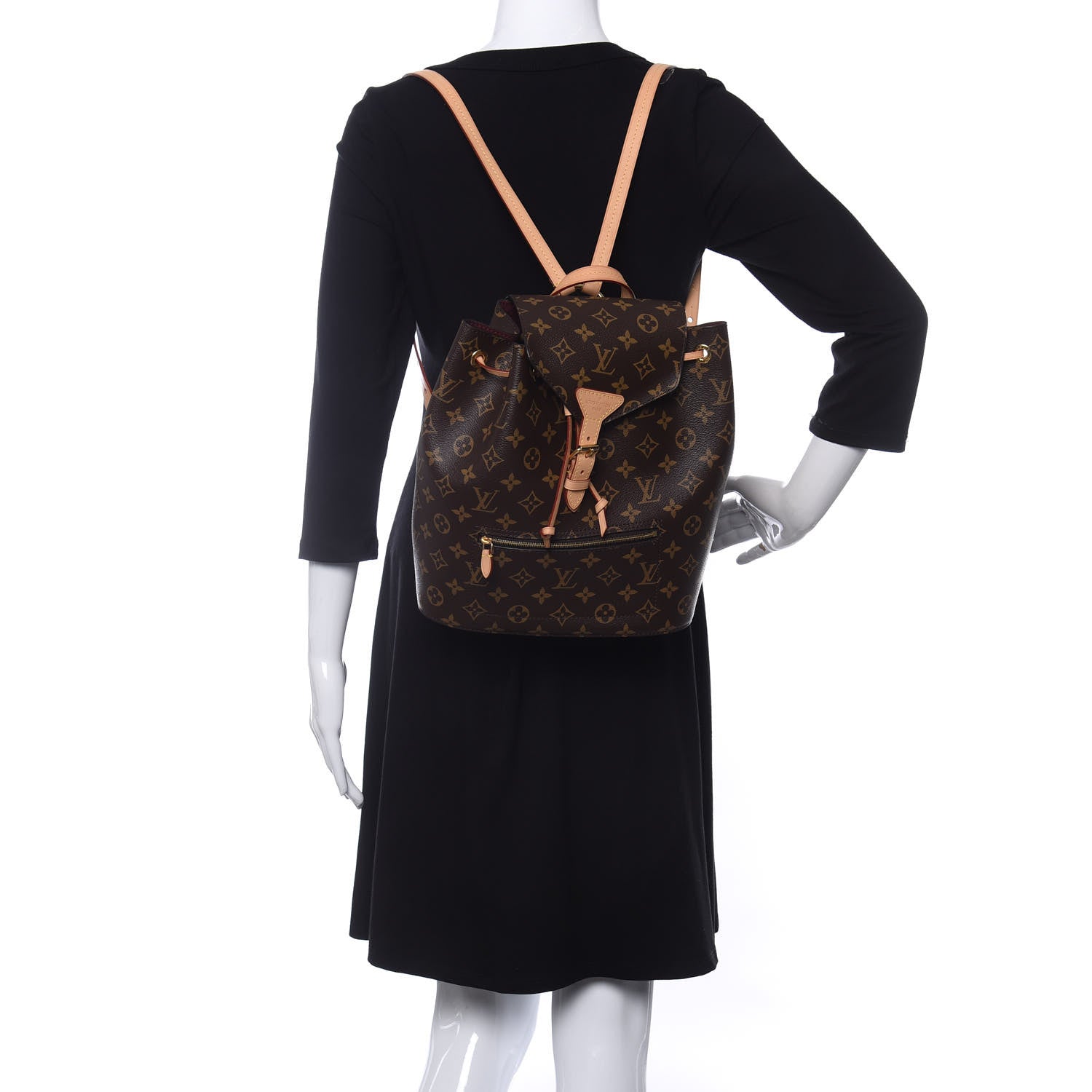 Louis Vuitton Monogram Montsouris NM Backpack 2 of 9