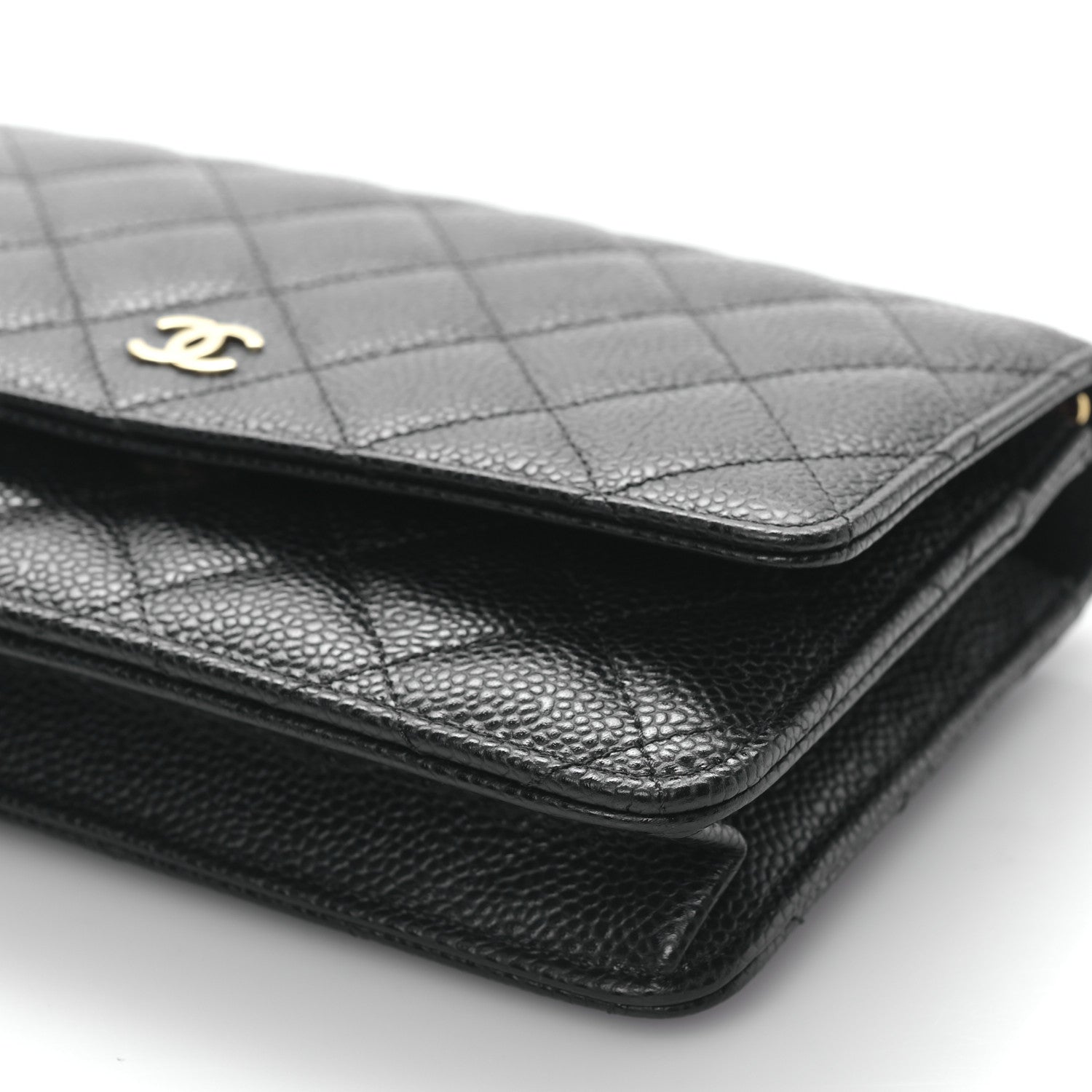 Chanel Caviar Quilted Wallet on Chain WOC Black 10 of 10