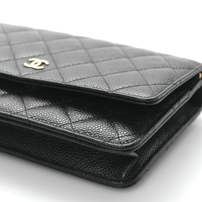 Chanel Caviar Quilted Wallet on Chain WOC Black 10 of 10