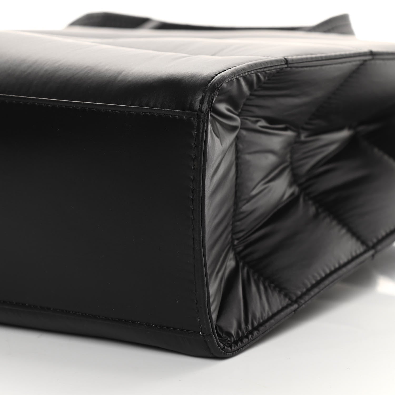 Telfar Nylon Medium Puff Shopping Bag Black 10 of 12