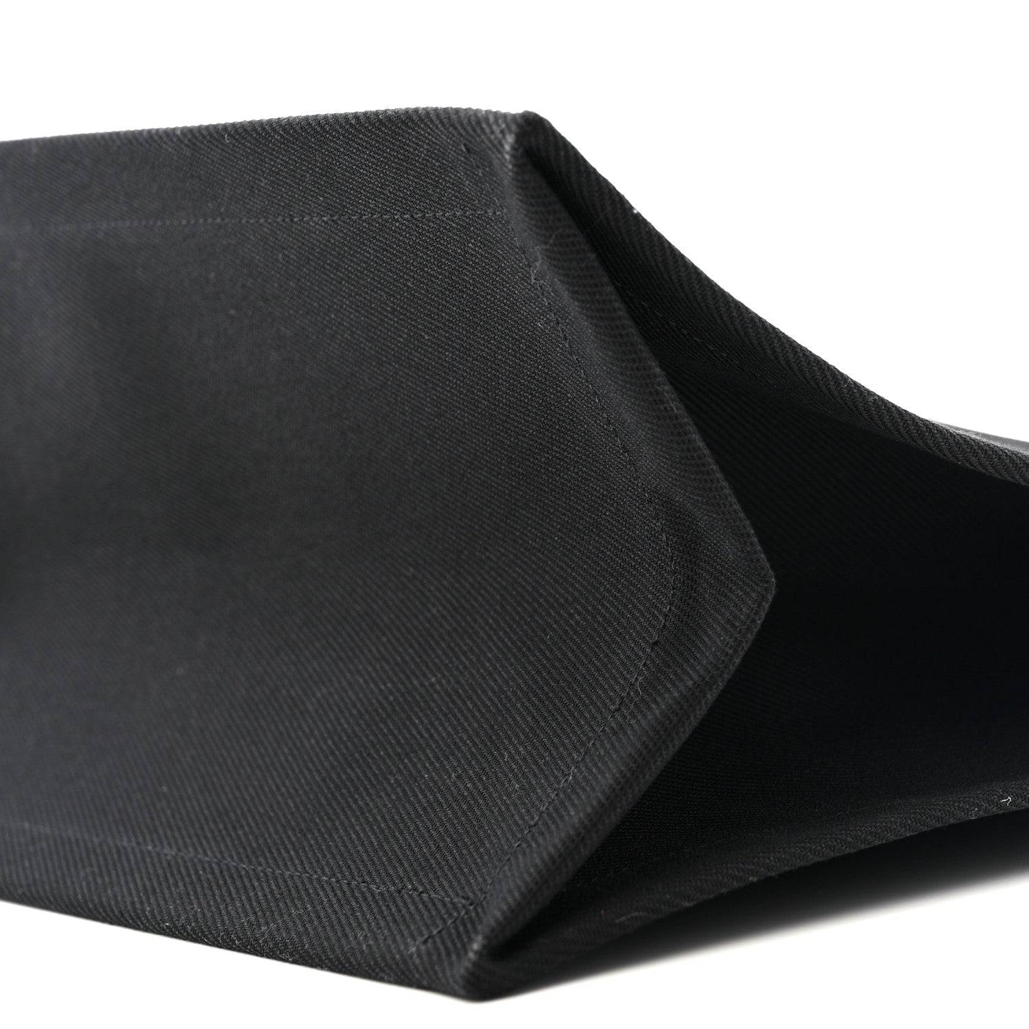 Saint Laurent Linen Calfskin Rive Gauche Tote Black 10 of 12