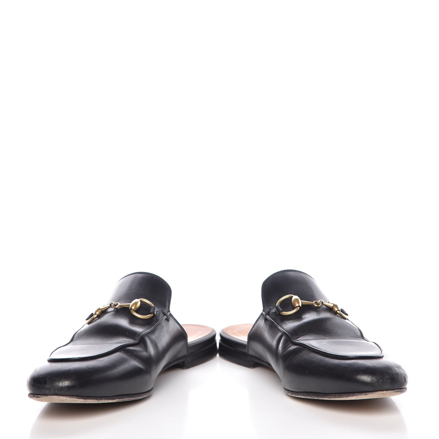 Gucci Calfskin Womens Princetown Slippers 36.5 Black 5 of 19