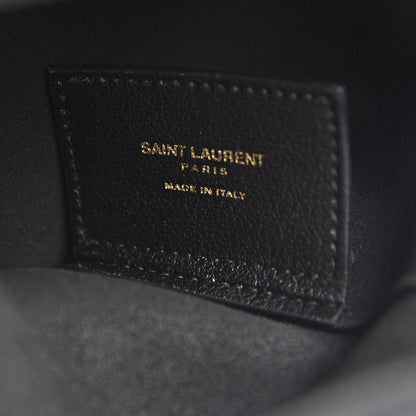 Saint Laurent Calfskin Toy Shopping Tote Black 7 of 11