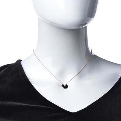 Cartier 18K Pink Gold Diamond Black Onyx XS Amulette de Cartier Pendant Necklace 2 of 7