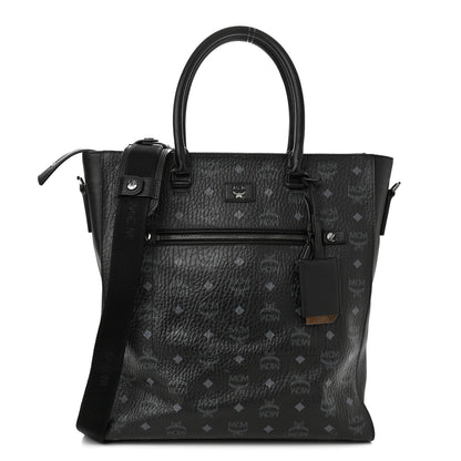MCM Visetos Tote Black 1 of 12