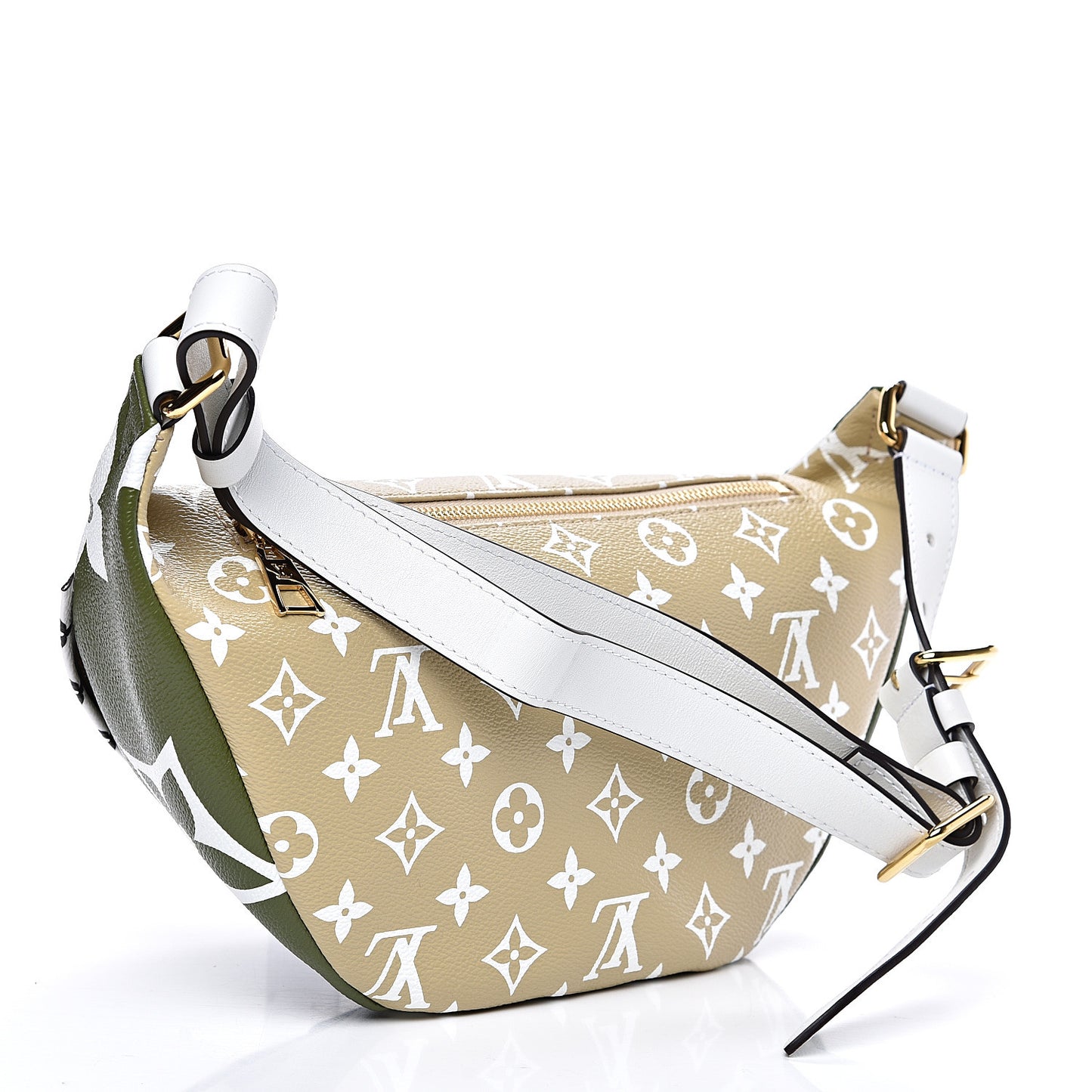 Monogram Giant Bumbag Kaki Beige