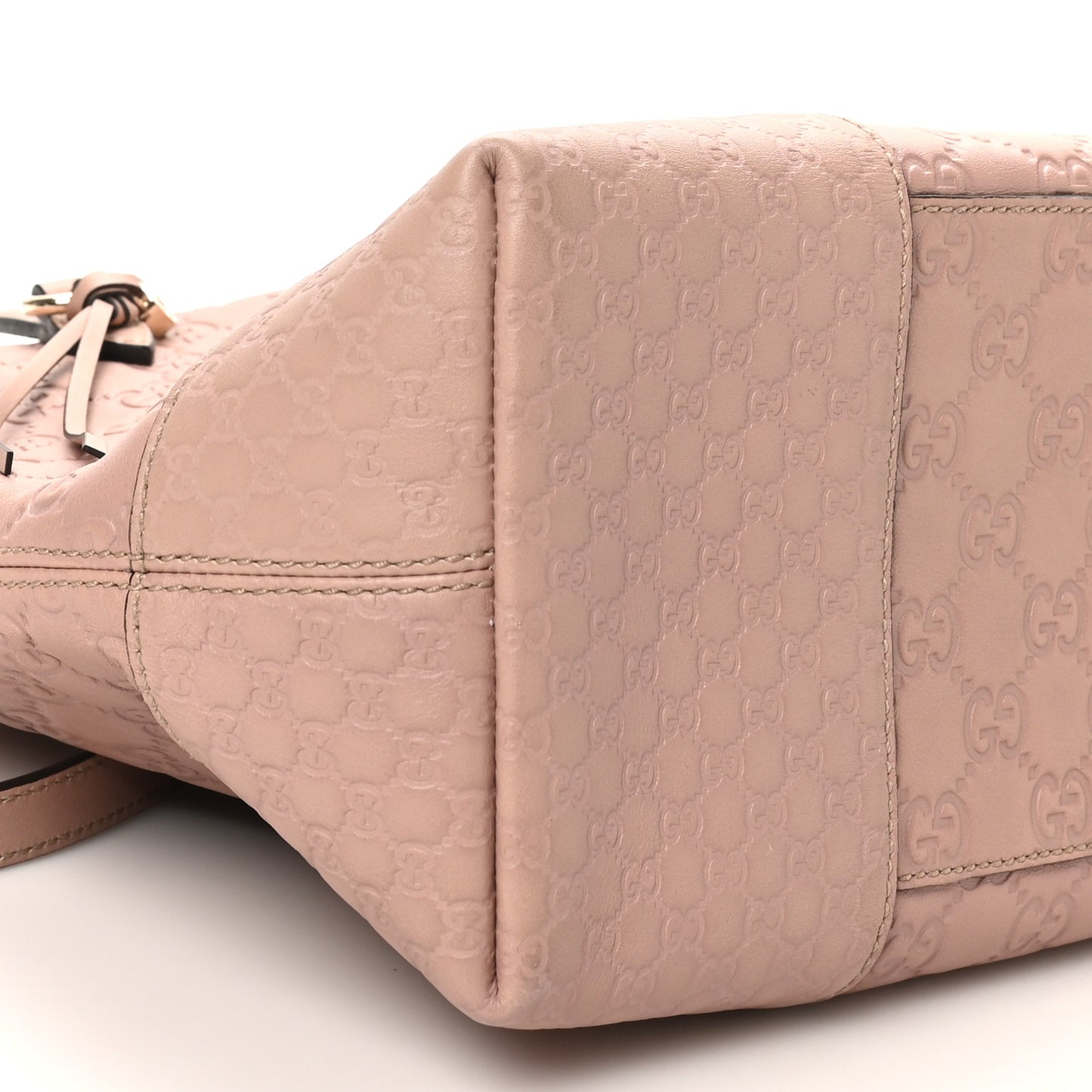 Guccissima Medium Bree Foldover Tote Soft Pink