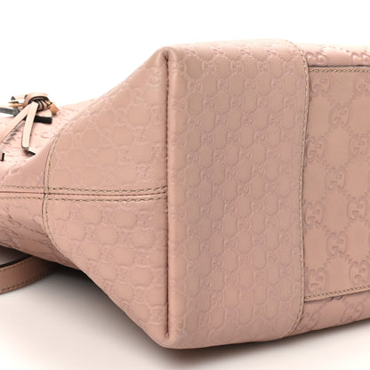 Gucci Guccissima Medium Bree Foldover Tote Soft Pink 9 of 10