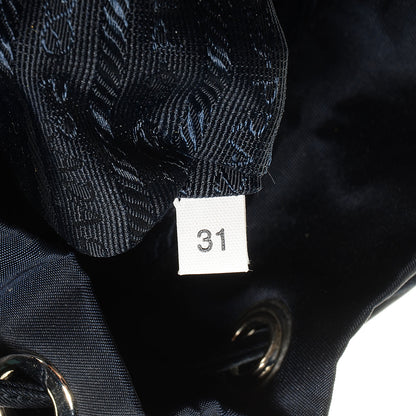 Prada Nylon Vela Medium Backpack Bluette 8 of 10