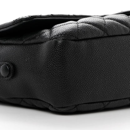Chanel Caviar Quilted Jumbo Easy Flap Black 9 of 13