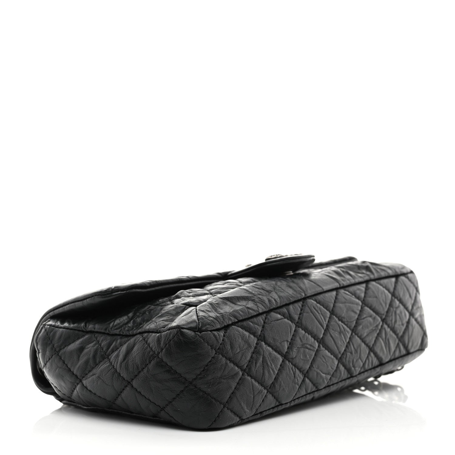 Chanel Aged Calfskin Coco Rider Flap Black 4 of 10