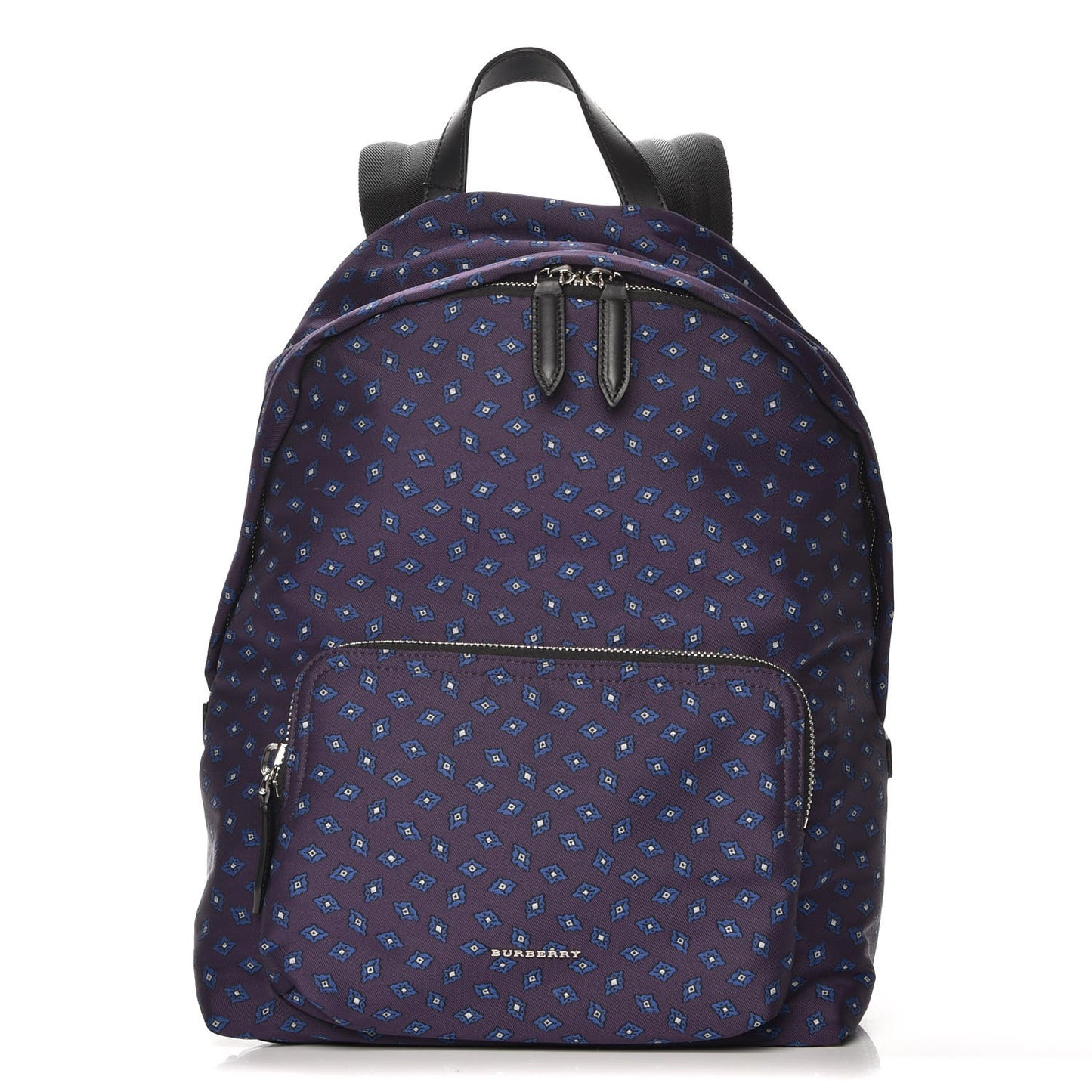 Nylon Tie Print Abbeydale Simple Backpack Deep Aubergine