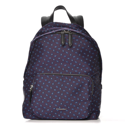 Burberry Nylon Tie Print Abbeydale Simple Backpack Deep Aubergine 1 of 8