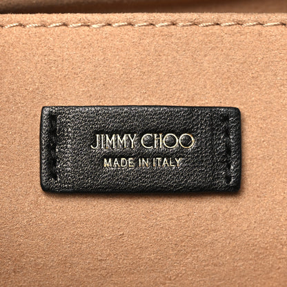 Jimmy Choo Lambskin Bonny Shoulder Bag Black 6 of 9