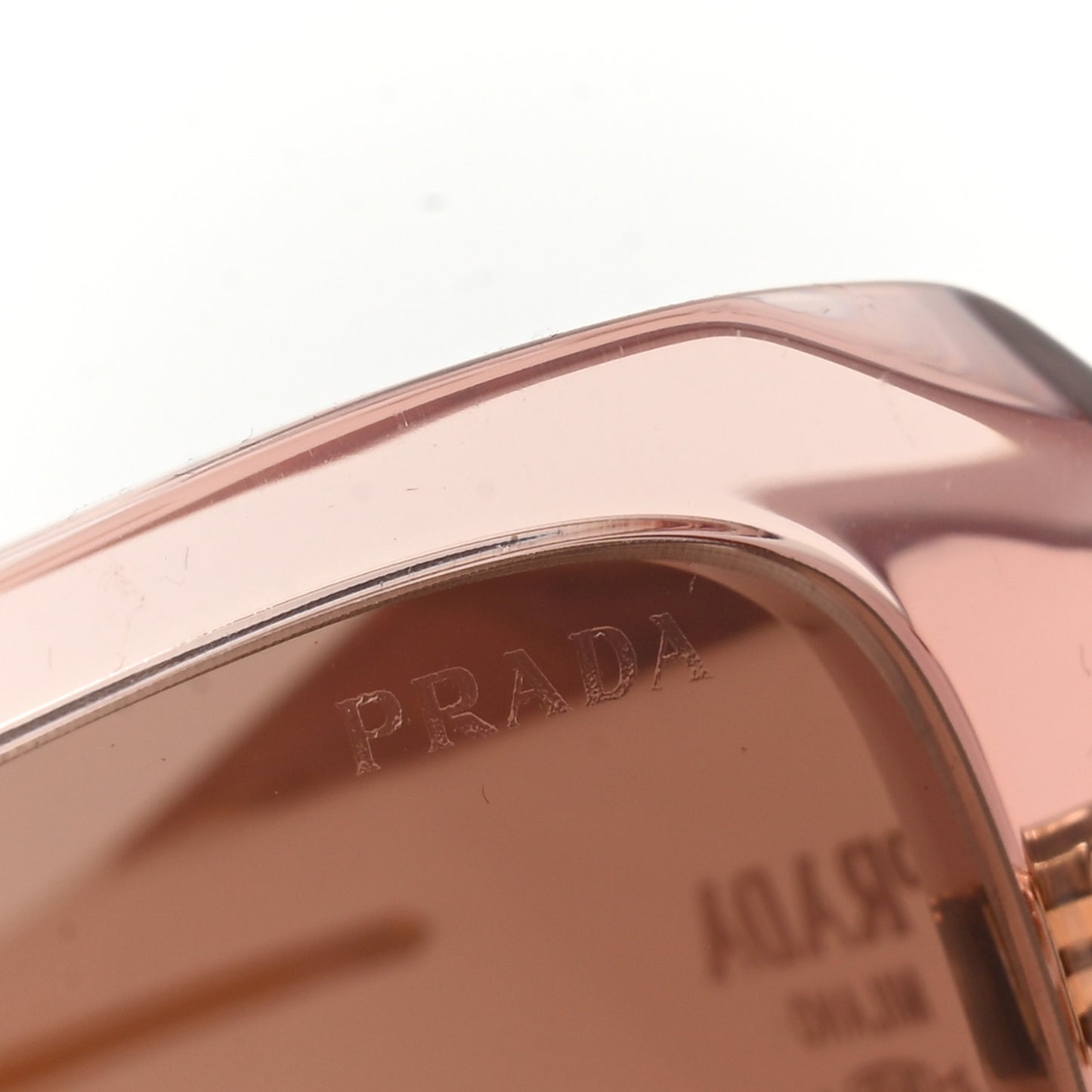 Acetate Symbole Sunglasses SPR 17W Transparent Pink