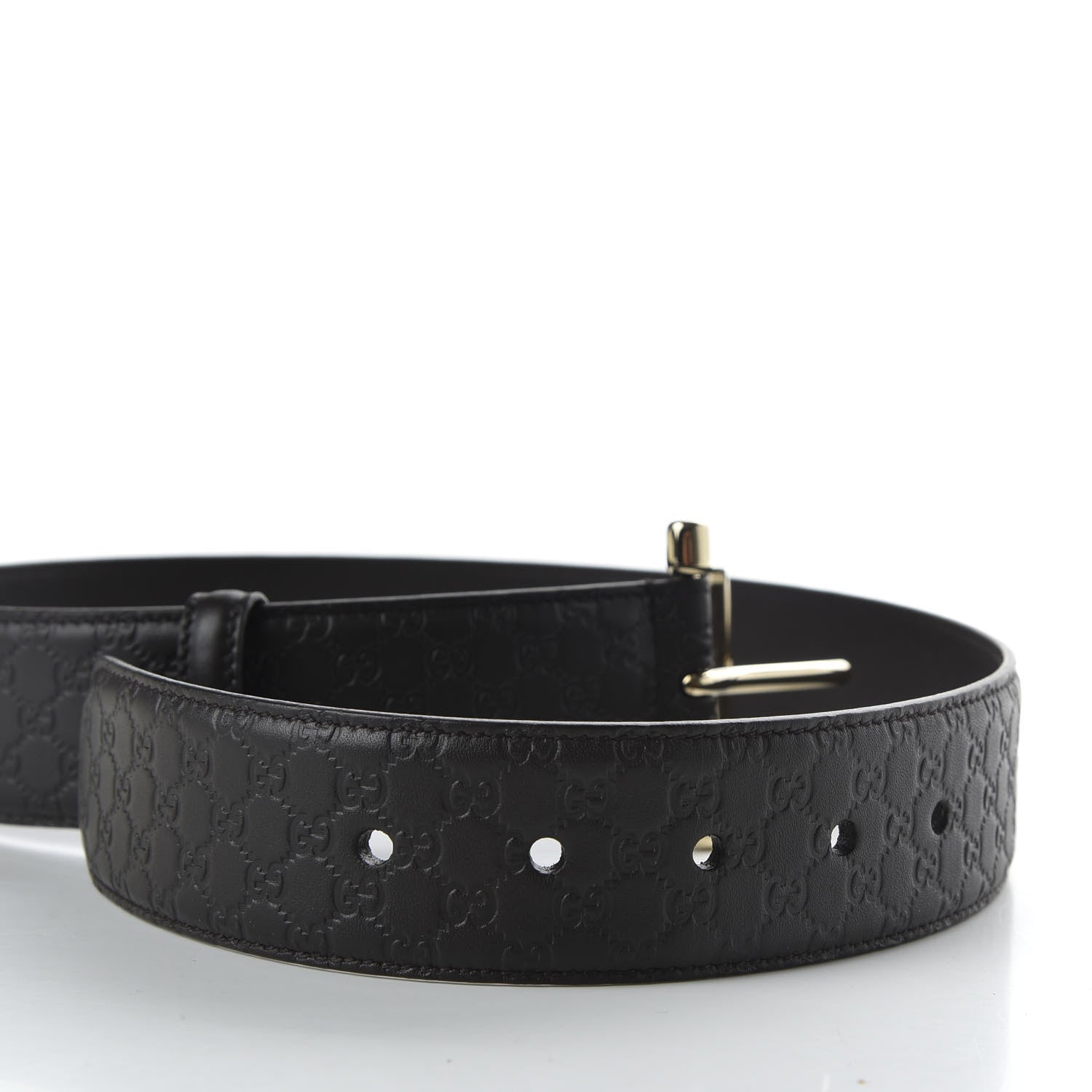 Gucci Soft Microguccissima Margaux Calfskin Belt 70 28 Testa di Moro 4 of 4