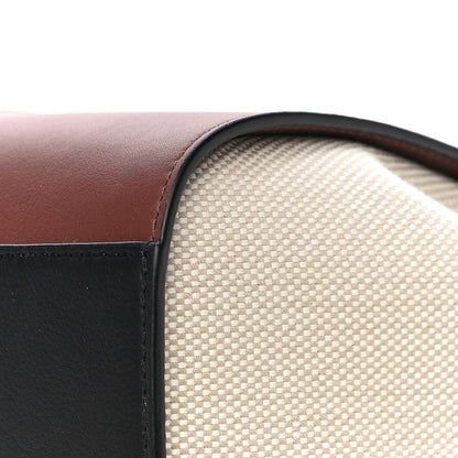 Loewe X Spirited Away Calfskin Textile Susuwatari Mini Hammock Shoulder Bag Havane Ecru 9 of 9