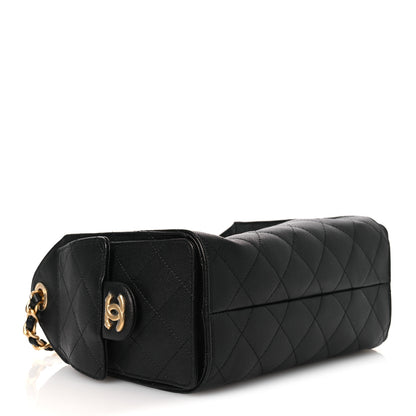Chanel Caviar Quilted Mini Chanel 25 Handbag Black 3 of 12