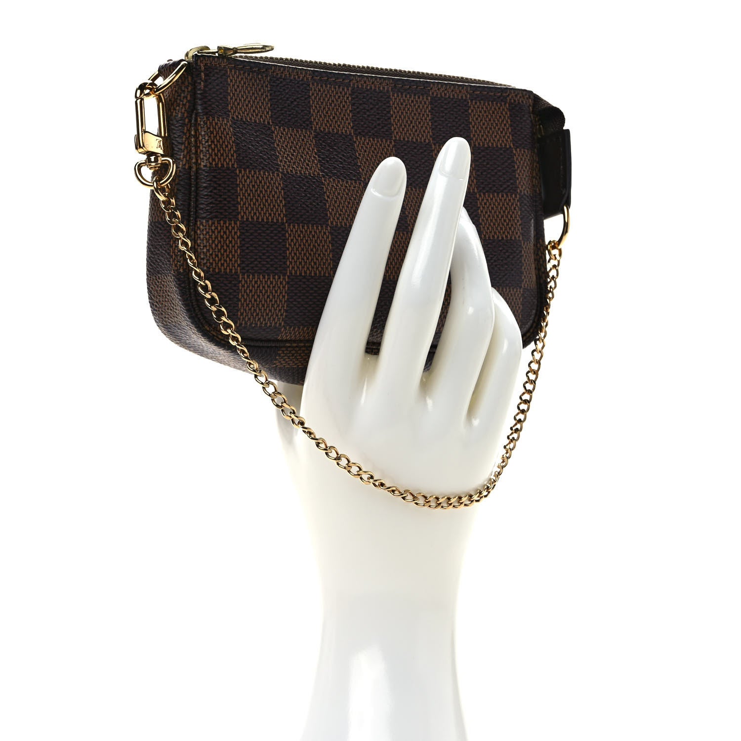 Louis Vuitton Damier Ebene Mini Pochette Accessories 2 of 7