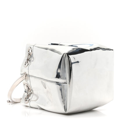 Jimmy Choo Metallic Patent Bon Bon Bag Silver 4 of 9