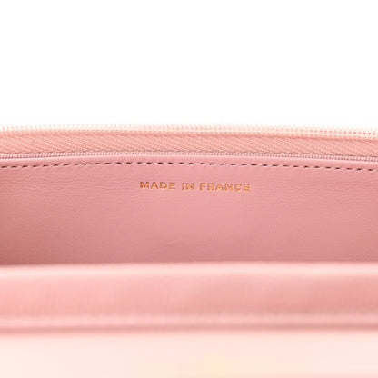 Chanel Caviar Quilted Wallet on Chain WOC Light Pink 7 of 12