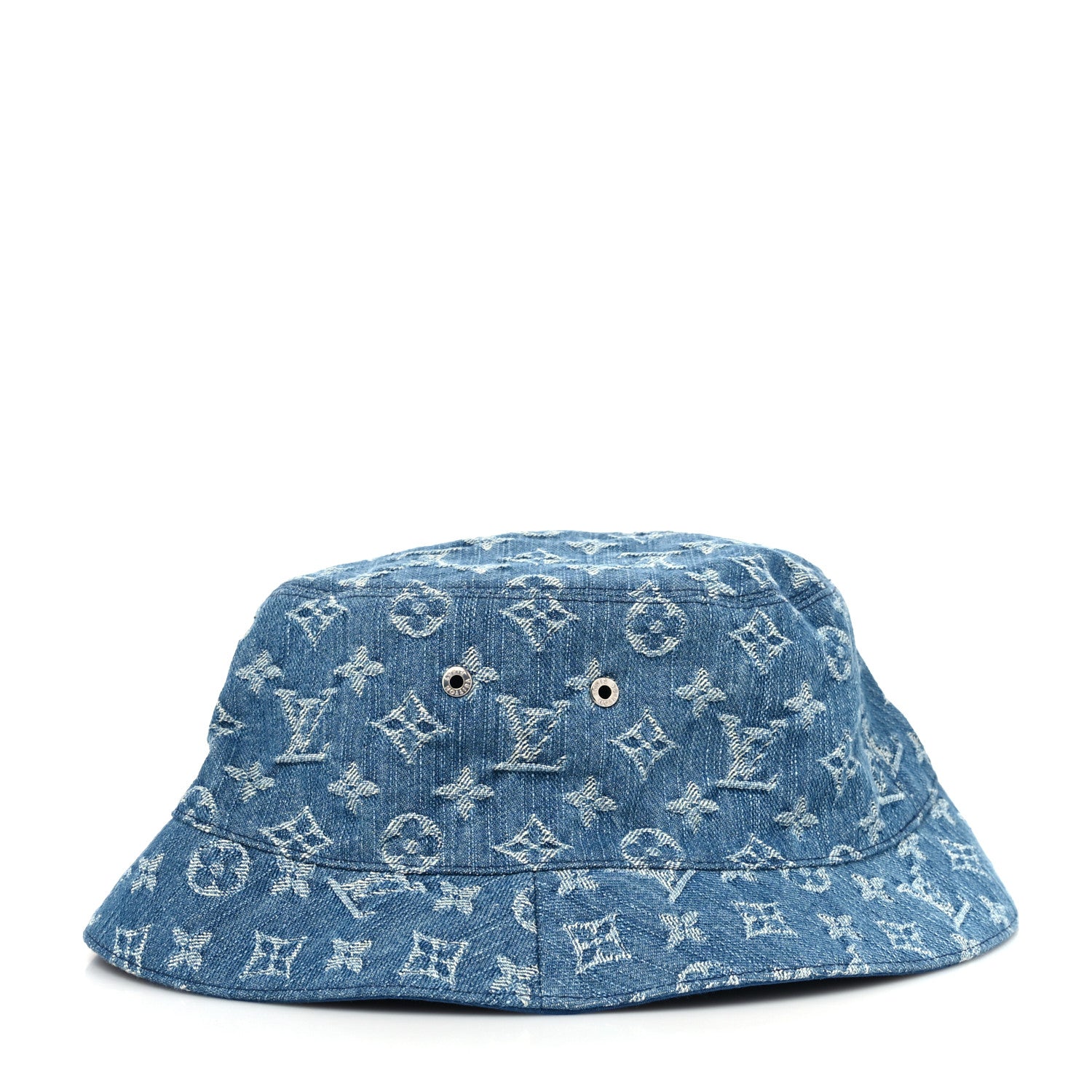 Louis Vuitton Monogram Denim Transformable Bob Bucket Hat 62 Blue 4 of 8