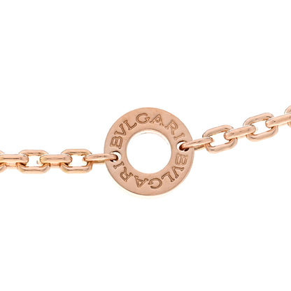 Bulgari 18K Rose Gold Diamond Serpenti Viper Demi Pave Pendant Necklace 4 of 5